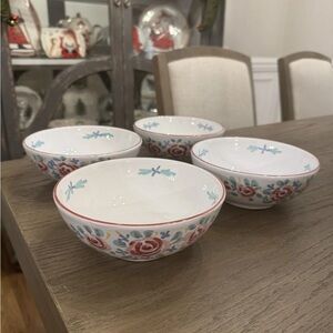 Vintage DERUTA ITALY Kate Williams For Sweet Nellie Designs Cereal Bowls